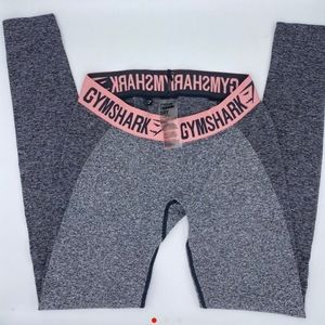 Gymshark flex leggings in grey and pink size M
